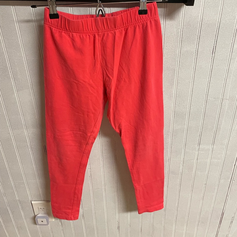 Lands End girls pink leggings size 10-12, or size medium